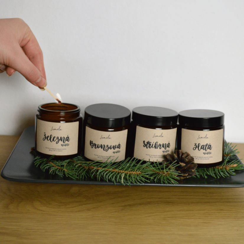 Adventní neděle - Set 4 svíček