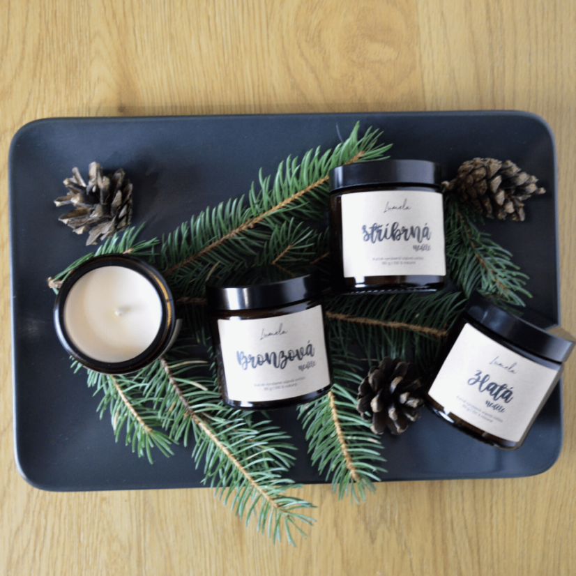 Adventní neděle - Set 4 svíček