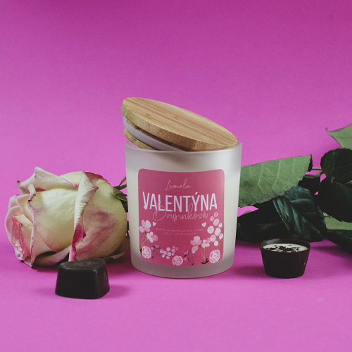 Sójová svíčka Brusinková Valentýna 180 ml